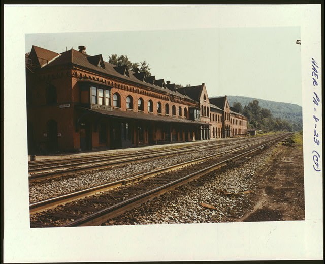 Susquehanna Station Hotel Erie Railway Pennsylvania 1900s Railroad Depot