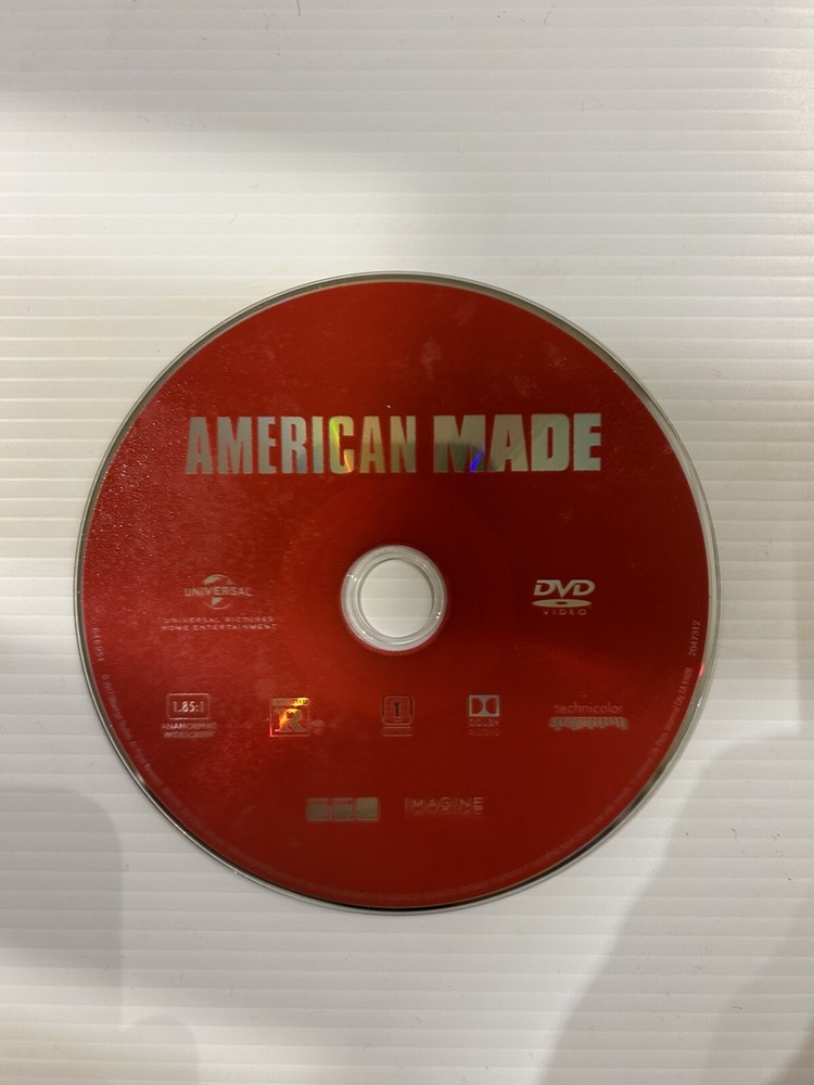 American Made DVD Disc Only - D57-1 - Action Thriller Drama Film