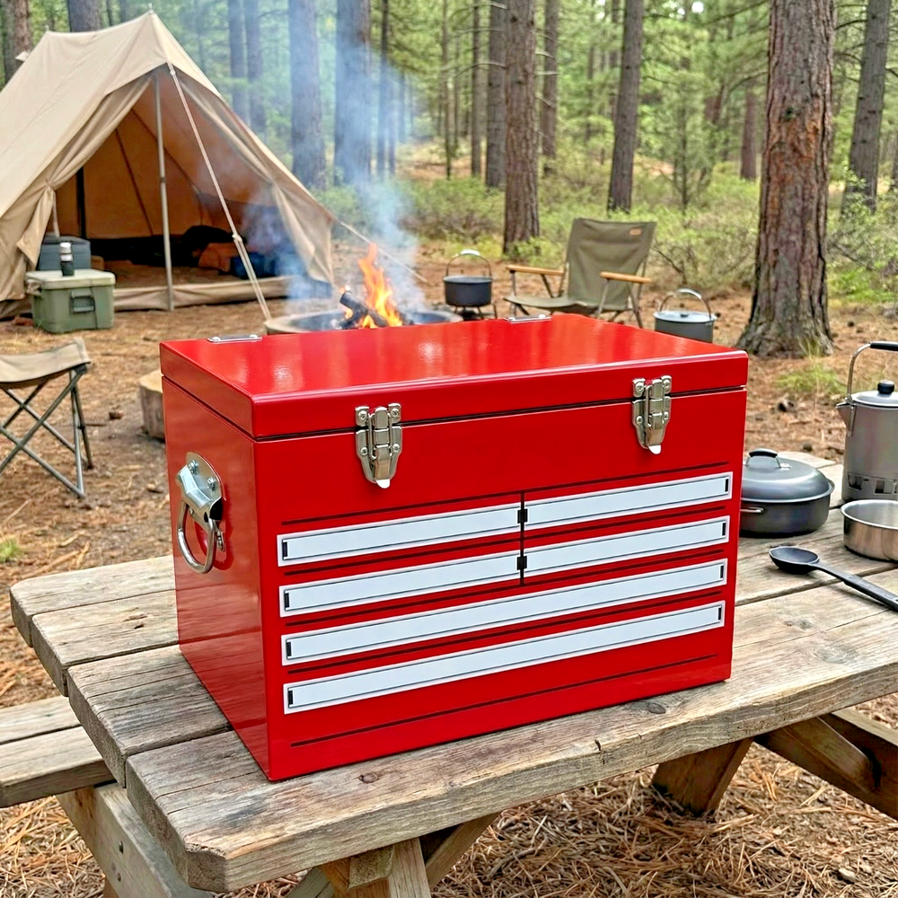 21Qt Steel Cooler Heavy Duty Mountain Camping Overland Adventure Forest Ice Box