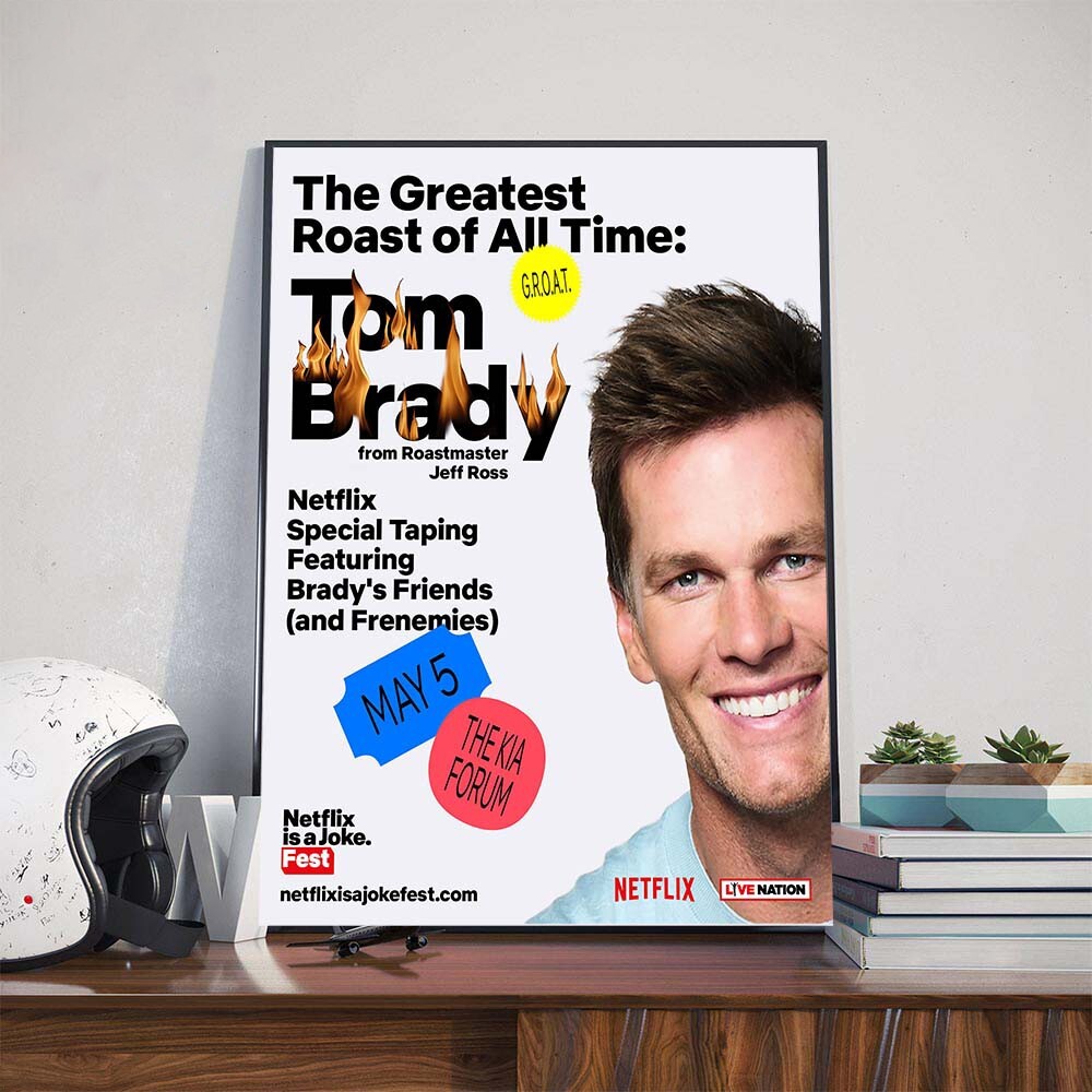 Tom Brady Roast by Jeff Ross - Hilarious Wall Art Decor