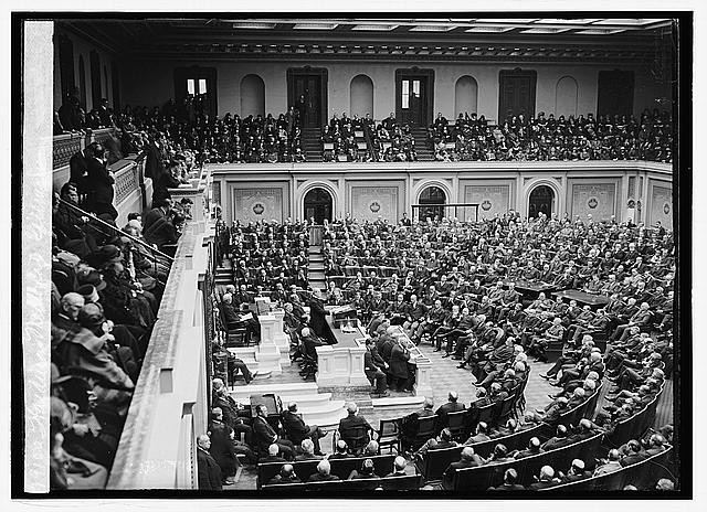 Photo:Washington DC 1924 Harding Memorial Ceremonies U.S. Capitol Crowd