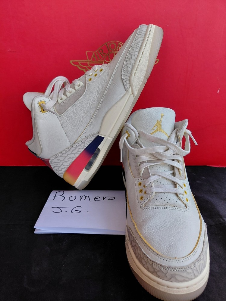 Air Jordan 3 Retro SP J Balvin 'Medellin Sunset' Sneakers