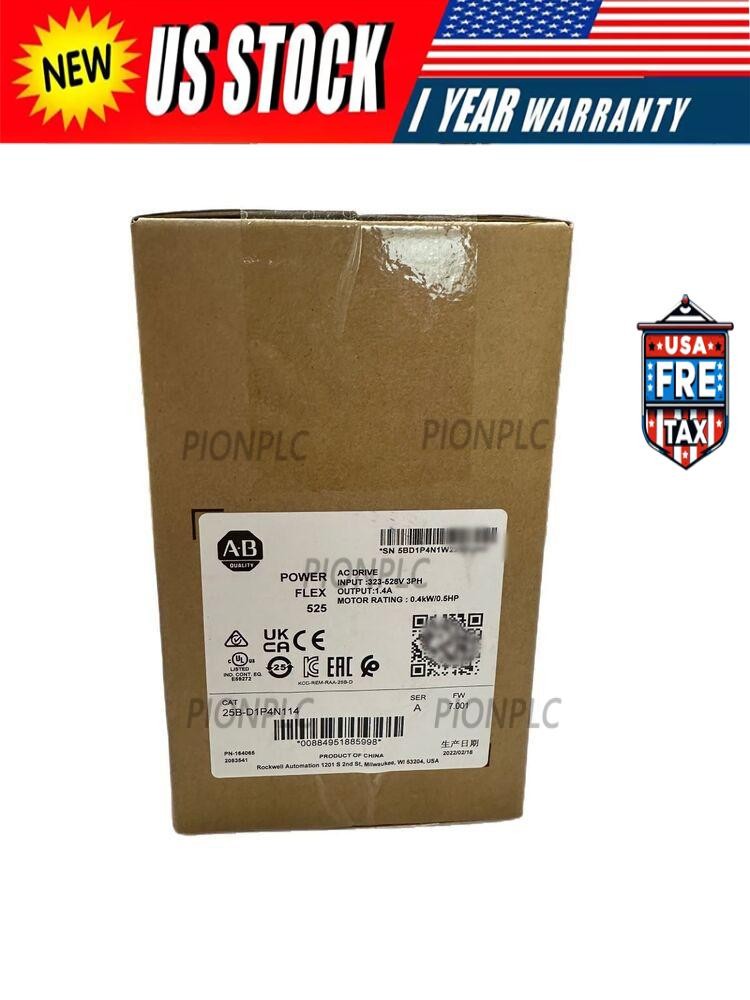 AB 25B-D1P4N114 New Original Factory Seal PowerFlex 525 AC Drive