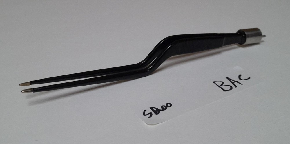 Stryker 6710-190-015 Standard Bipolar Forceps, 19 cm, 1.5 mm tip !  BA C