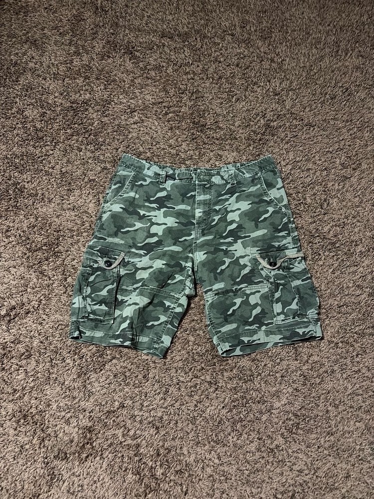 Aeropostale Camo Cargo Shorts Size 34