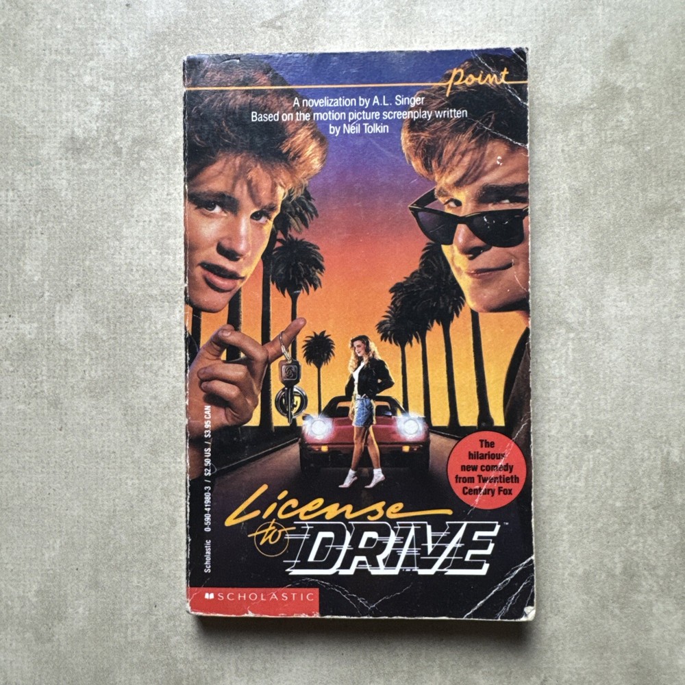 Vintage License to Drive Book from the Motion Picture