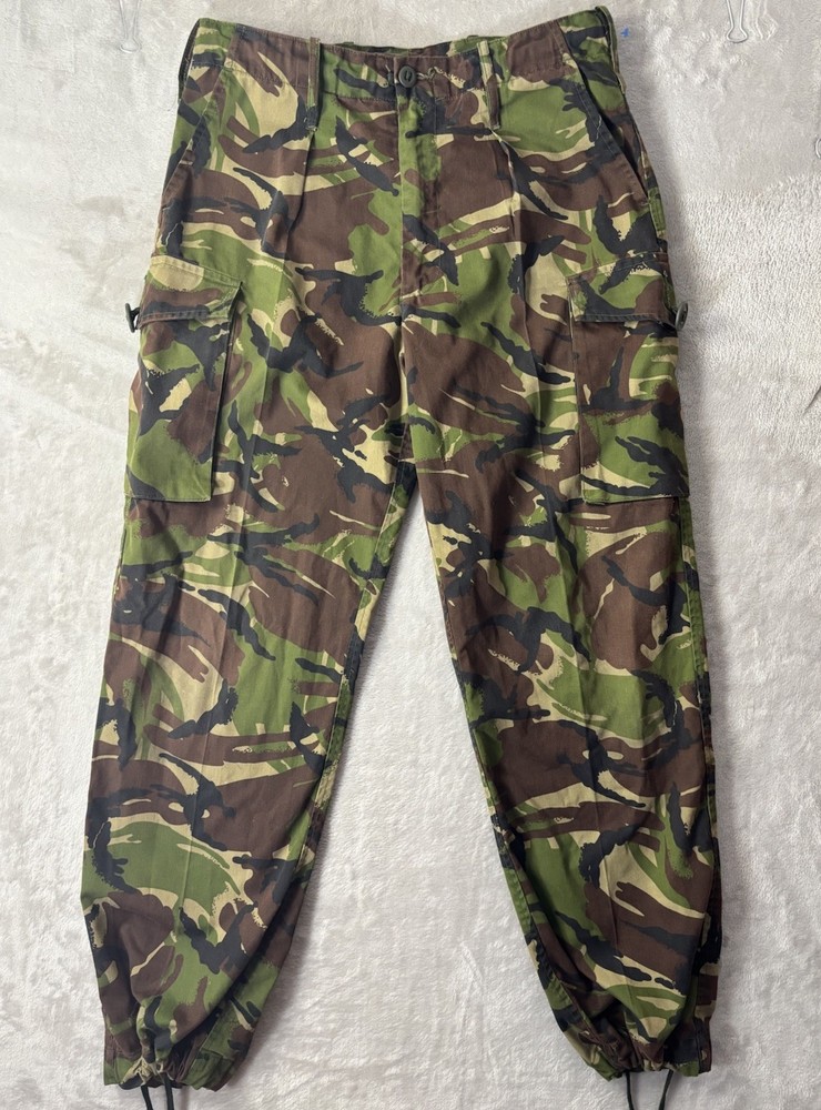 British Army DPM Camo Combat Pants Medium 32X28 Military Cargo NATO 80/84/100