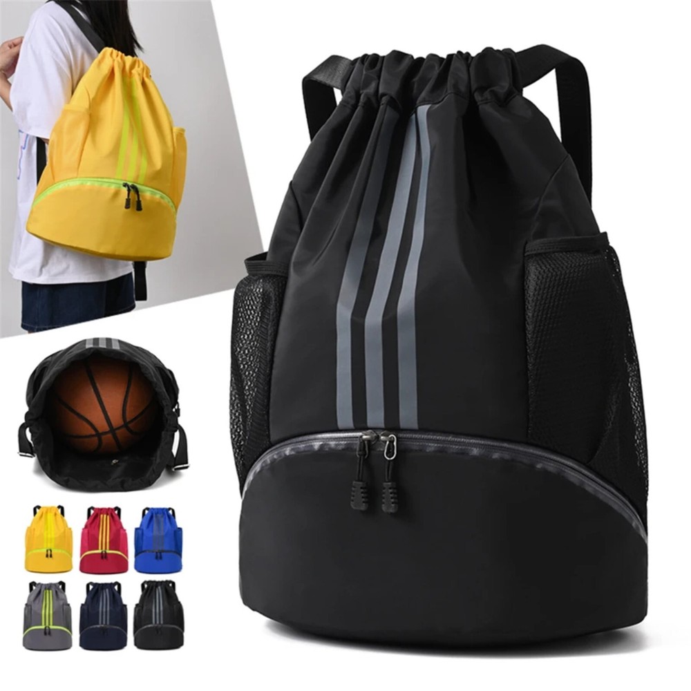 Drawstring Backpack Rucksack Bag Sport Gym Waterproof Sack Pack Bag Gym Bag