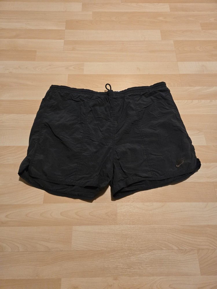 VINTAGE Nike Shorts Adult Large Green Lined Pockets Logo Running Mens L 90s