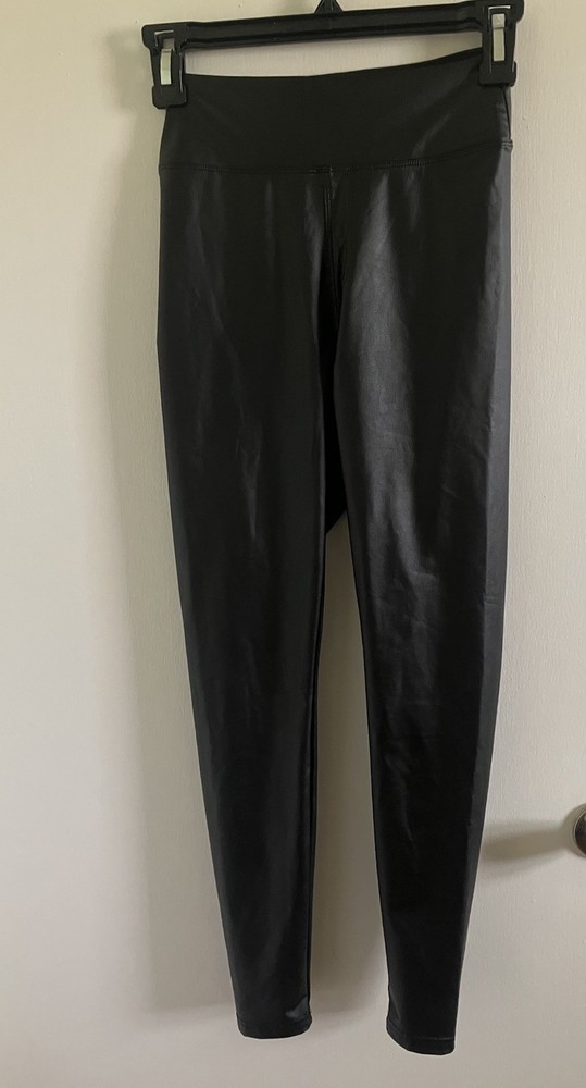 Aerie Real Luxe High Rise Black Leggings Small Short Inseam Offline