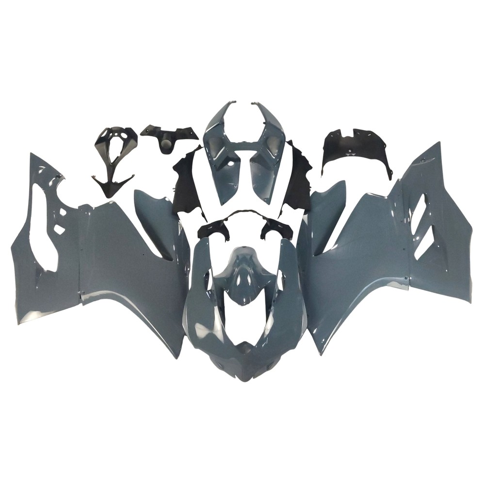 Nardo Gray Plastics Fairing For Ducati 899 1199 2012 2013 12 13 Cowling Fairings