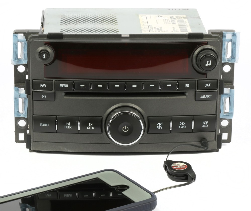 2009 Saturn Aura Gray Radio AM FM stereo mp3 CD Player w Aux Input 25833954