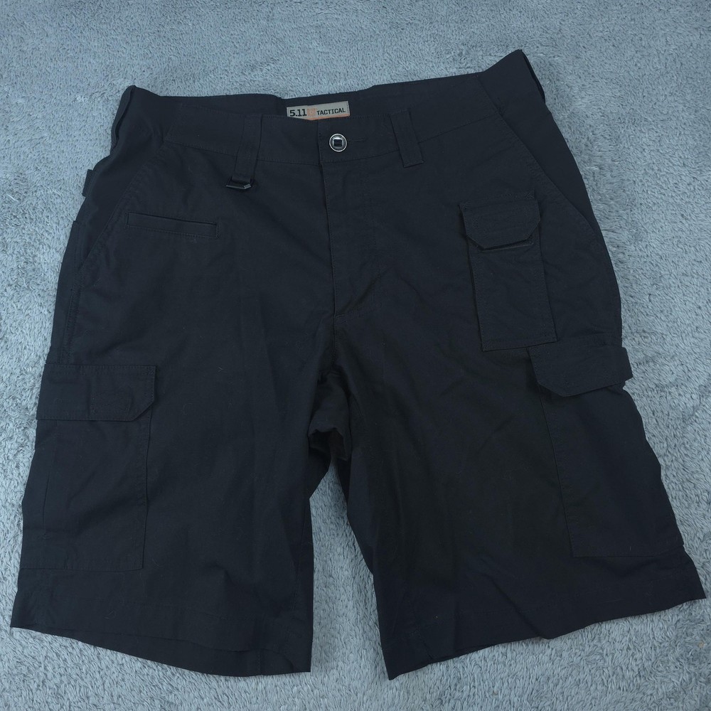 5.11 Tactical Shorts Mens 32 Black Cargo Tactical Utility Pockets Workwear