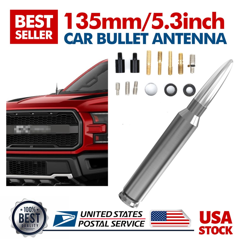 Bullet Antenna Radio Kit+Adapt Screws For Chevrolet Silverado 2500 1999-2009