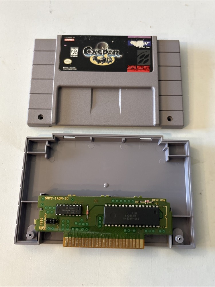 Casper SNES(Super Nintendo 1996) Cartridge TESTED/WORKING, Authentic
