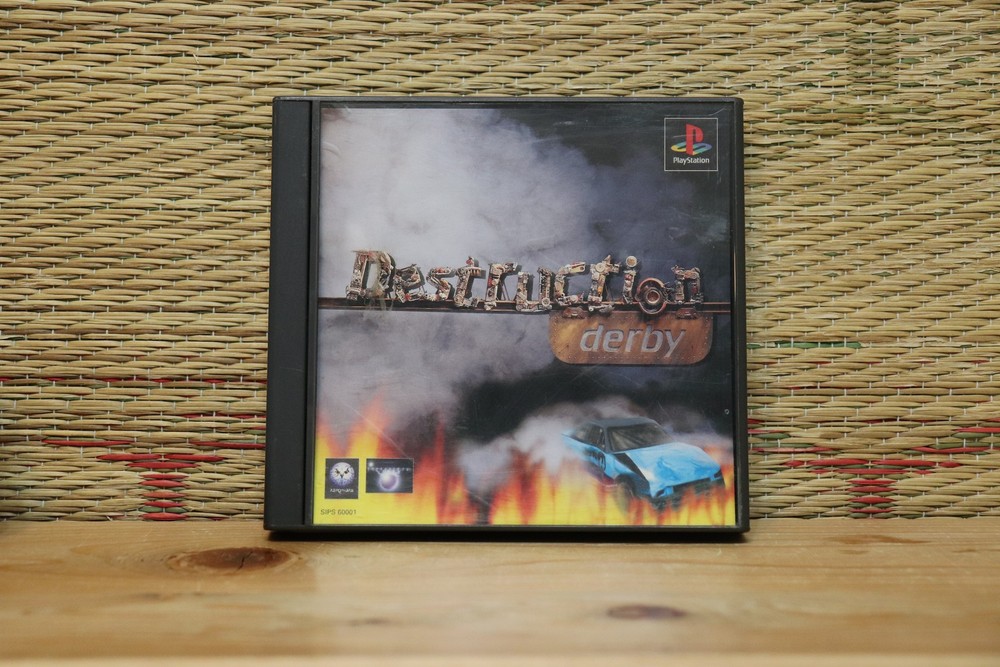 Destruction Derby no manual edition Japan Playstation 1 PS1 Very Good Condition!
