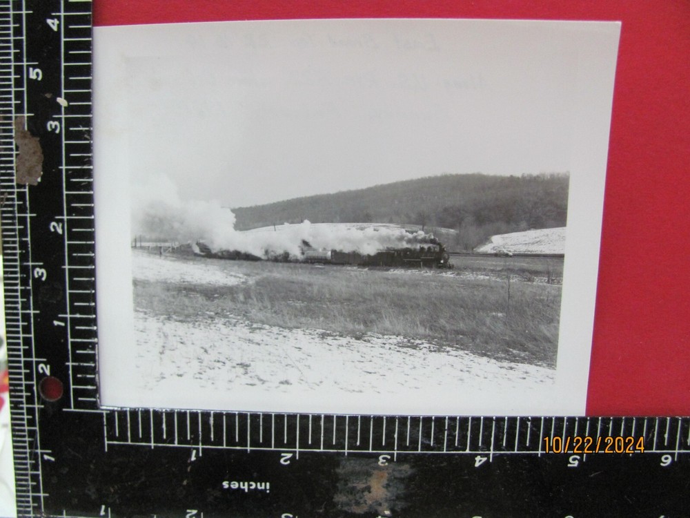 East Broad Top Locomotive #14 Trip Photo #7 @ Us Rte 552 Orbisomia Pa 1967