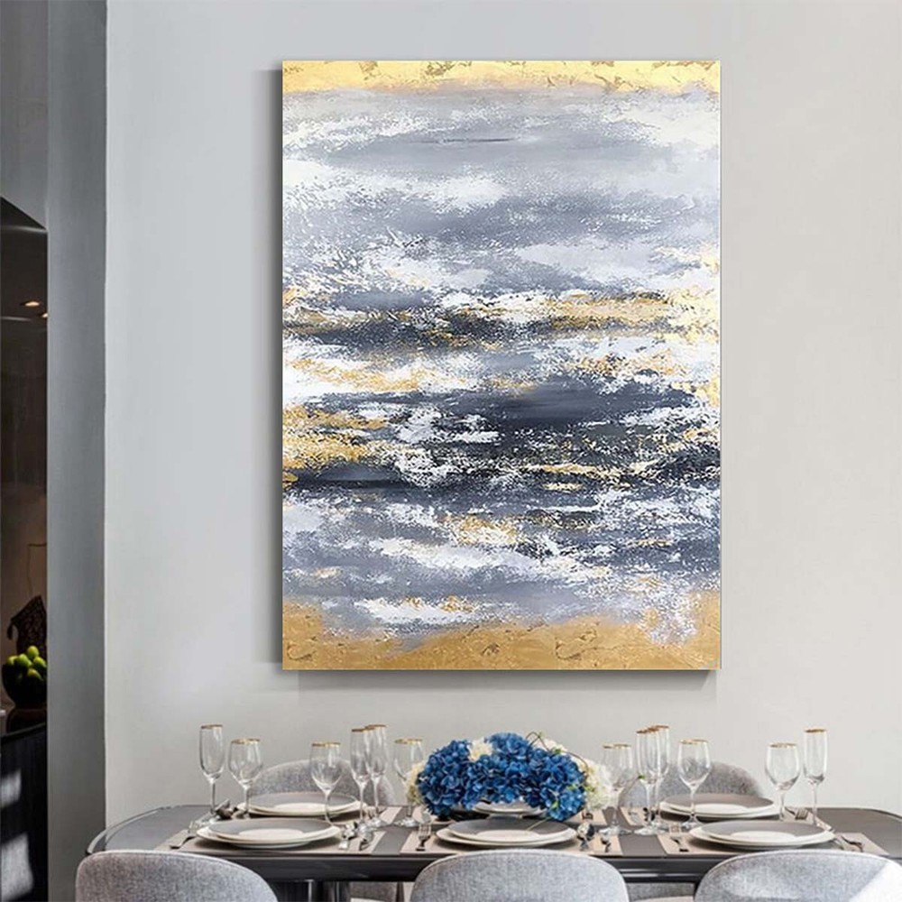 Interior Deluxe Decorative Large Mural Handmade Oil Painting Abstract Wall Art