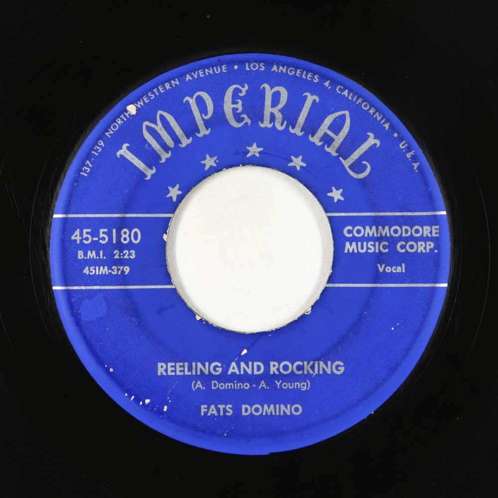 Blues R&B 45 - Fats Domino - Reeling And Rocking/Goin' Home - Imperial