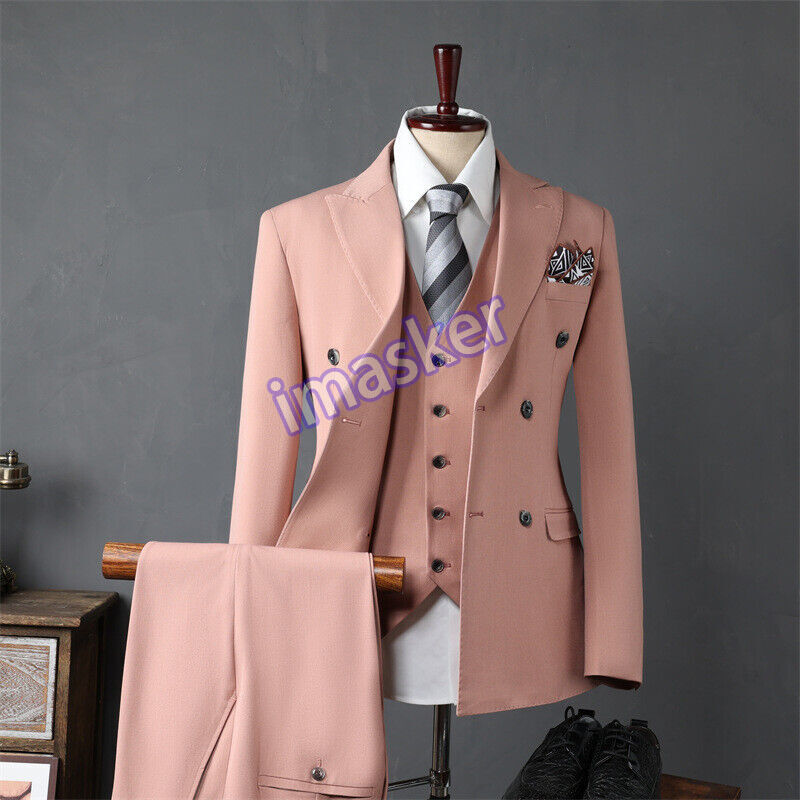 Men Slim Fit Suit Professional Business Wedding Formal Blazer Coat