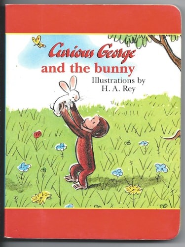 Curious George and the Bunny by Rey, H. A., Acceptable Book