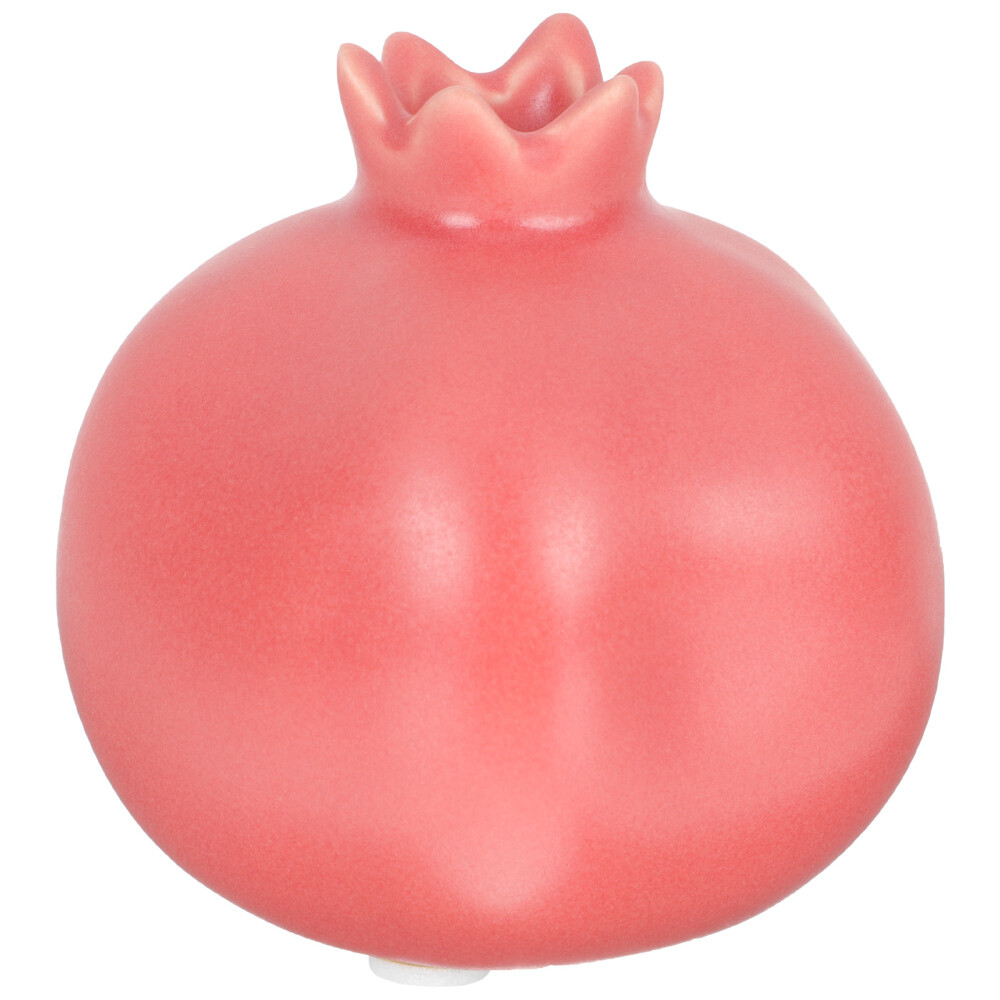 Hydroponic Beige Vase Pomegranate Ceramic Counter Decoration