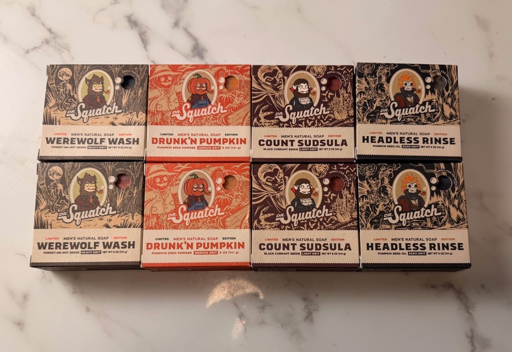 Dr. Squatch Limited edition Soap 8pack
