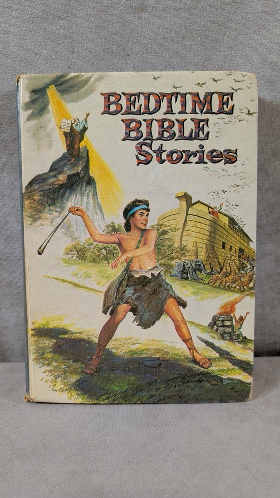 Whitman Bedtime Bible Stories Illustrated Hardcover Vintage First Edition