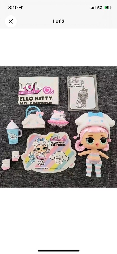 Ultra Rare LOL Surprise Hello Kitty Cinnamoroll Swirl Sanrio Friends Collectible