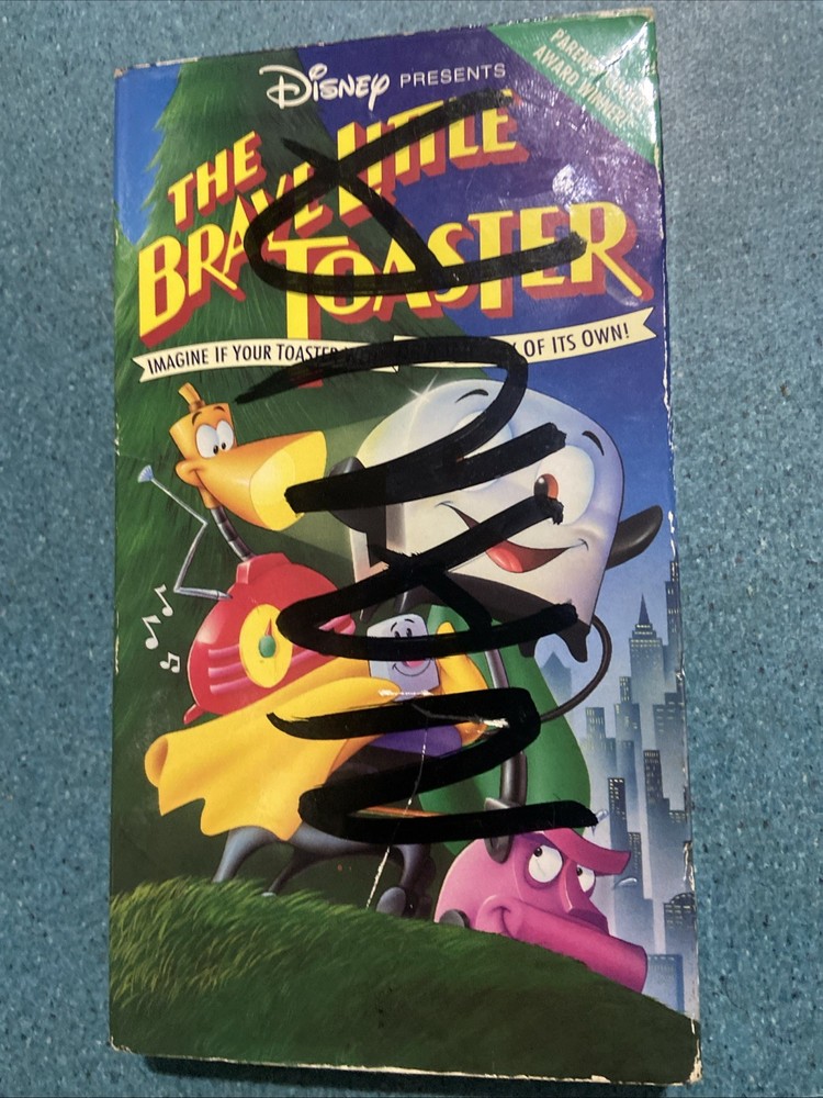 The Brave Little Toaster (VHS, 1988, Walt Disney) - Home Video - Family Favorite