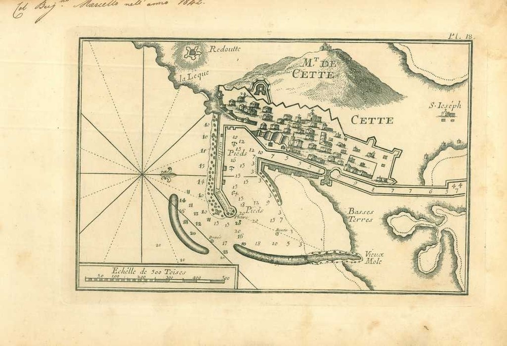 City map of Sete