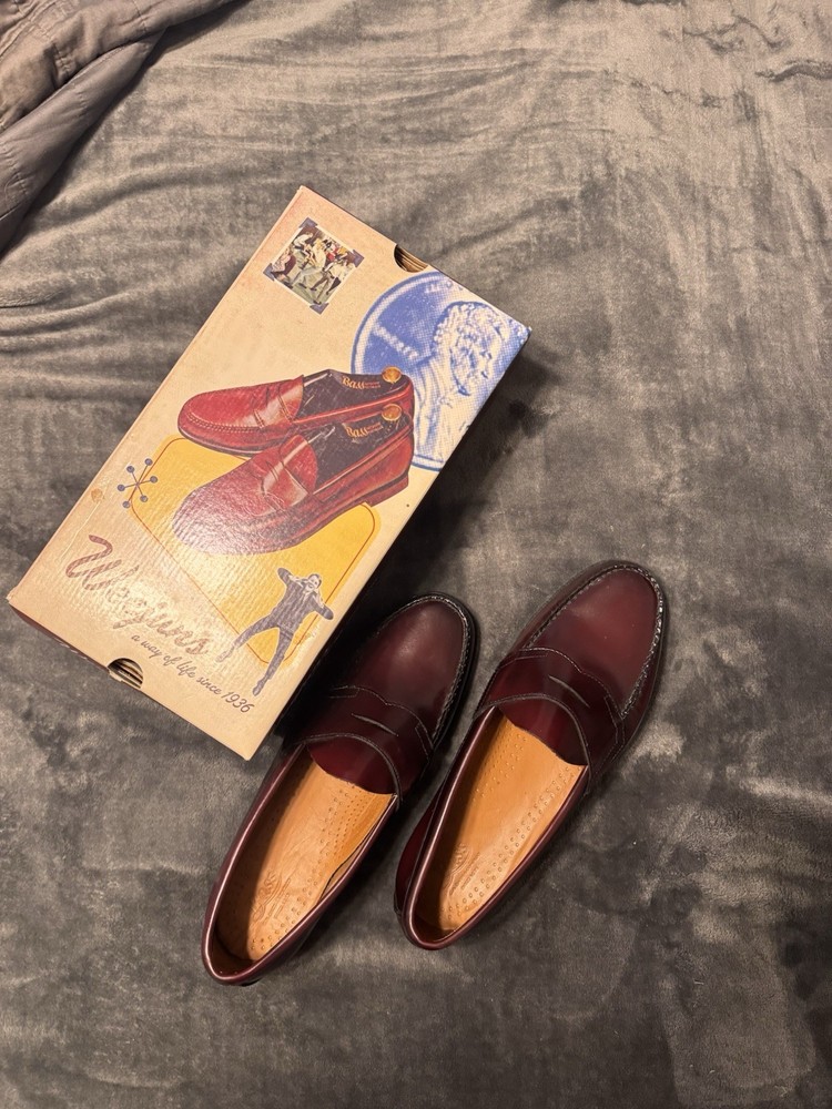 burgundy red gh bass weejuns size 12