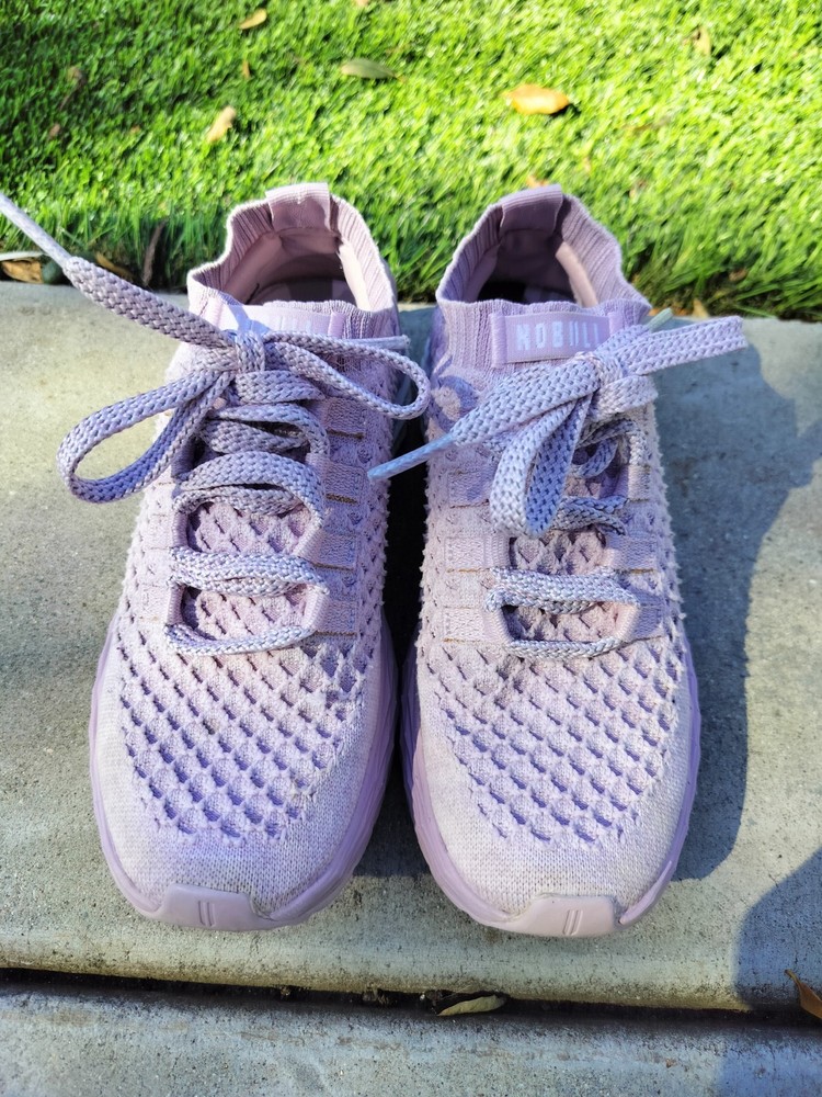 Nobull Unisex Lilac Knit  Running /Gym Shoes  M5.5 W7.
