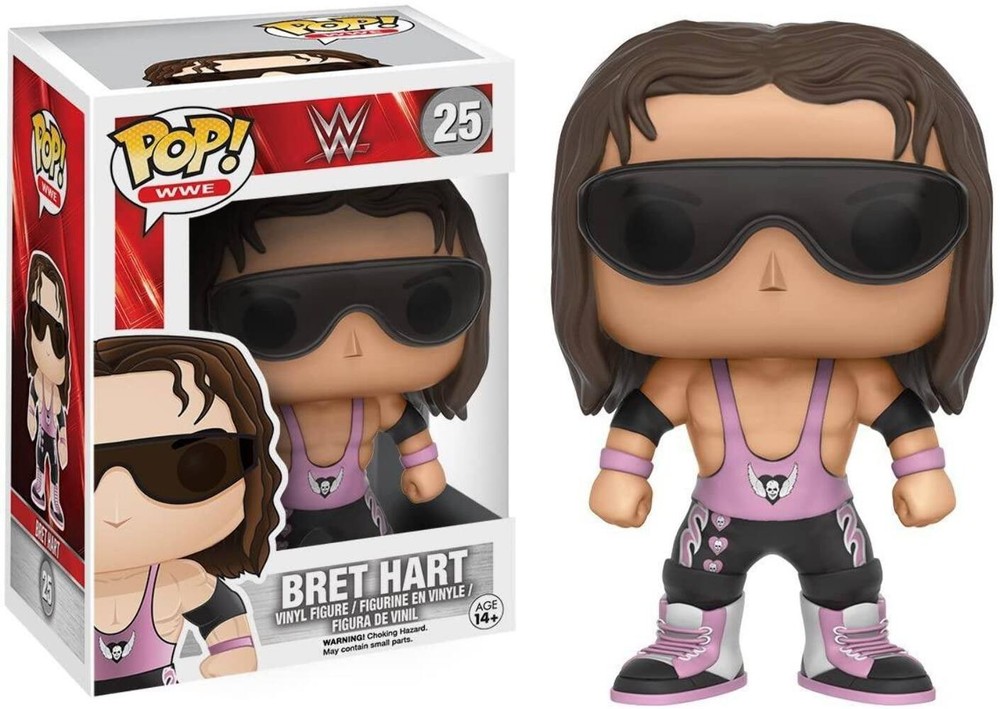 (Light Box Damage) Funko Pop! WWE Bret Hart #25