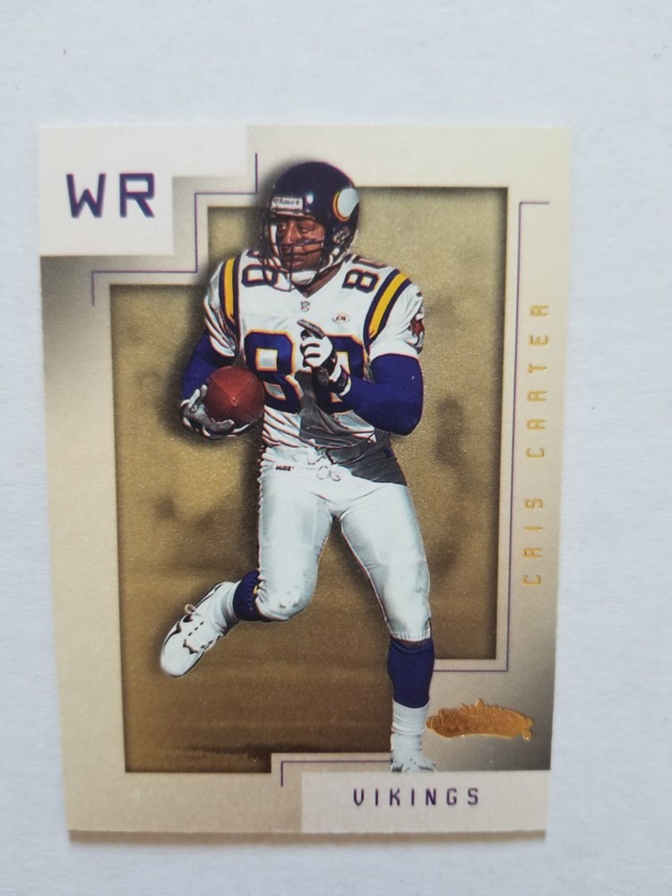 2001 Fleer Showcase #1 Cris Carter Minnesota Vikings