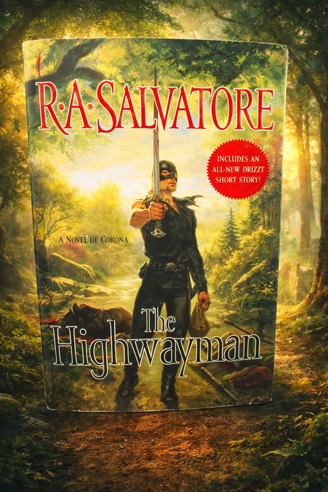 The Highwayman R A Salvatore HC VG 2004 Hardcover Fantasy Drizzt Realm