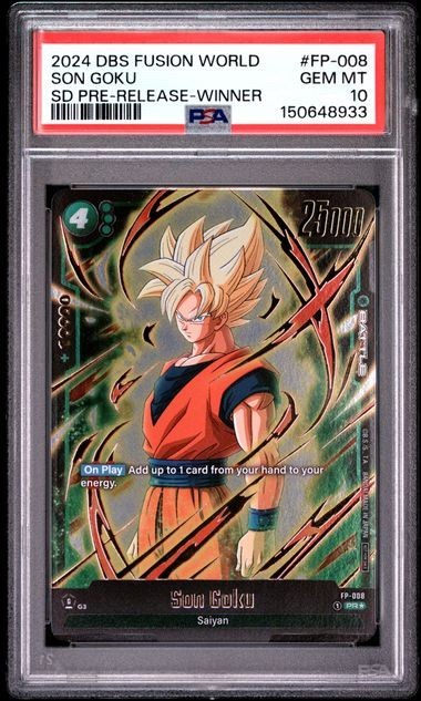 2024 Dragon Ball Scg Son Goku Sd Pr-Winner Fw Sd Pr Event #Fp-008 Psa 10RCH IS ACCEPTING CONSIGNMENTS! UP TO 95% PAYOUTS!