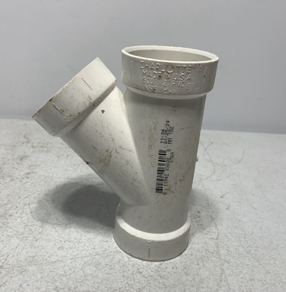Charlotte Pipe 600 Wye Fitting 2