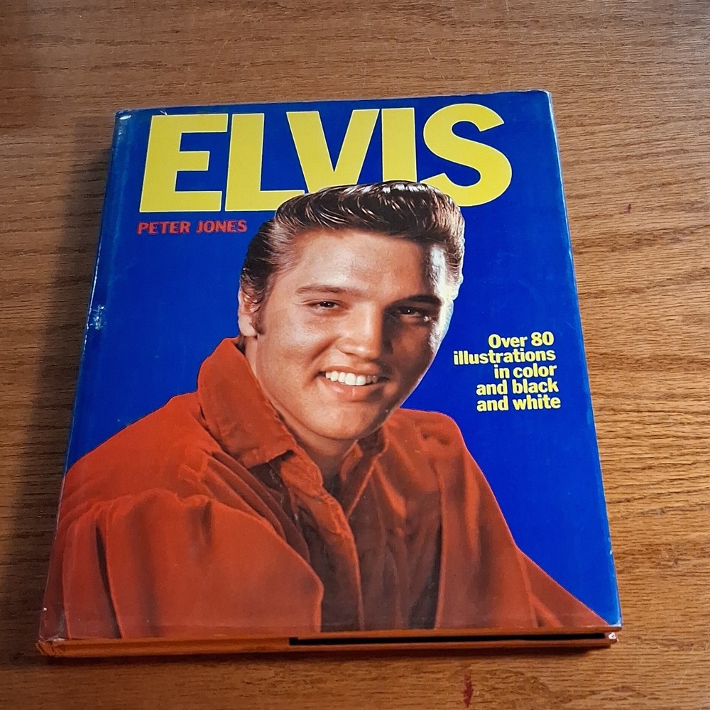 Elvis by Peter Jones Hardcover Octopus Illustrated Dust Jacket Music Biography