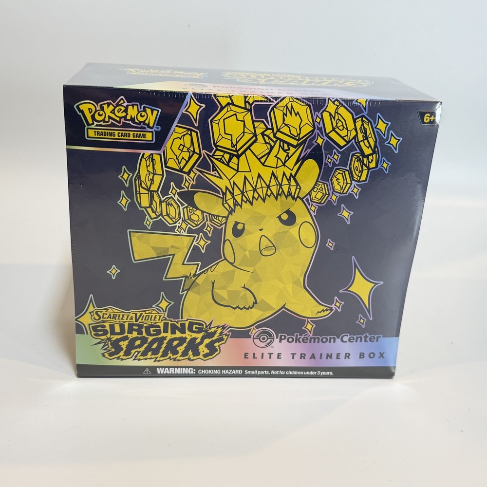 Pokemon 2024 Surging Sparks Pokemon Center Elite Trainer Box Sealed