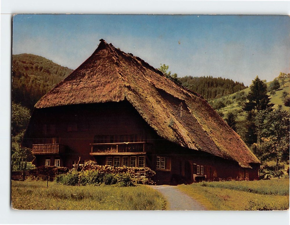 Postcard Vogtsbauernhof Gutach Germany