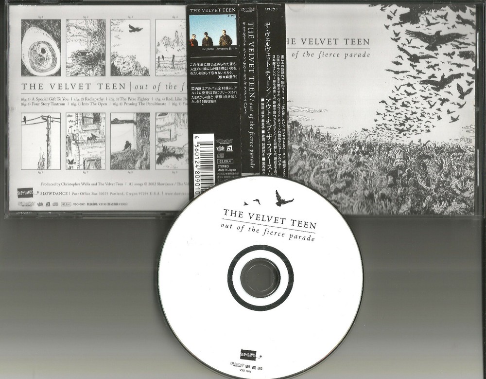 Judah Nagler VELVET TEEN Fierce ParadE w/ 5 BONUS UNRELEASED JAPAN CD USA Seller