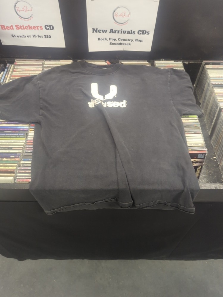 Vtg 'The Used' Band Rock Tshirt Sz Xl Black White Classic 90s Y2K Hanes