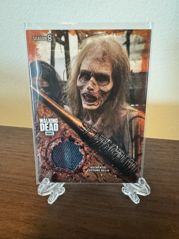 2018 Topps Walking Dead Season 8 Costume Relic Card WR-4 Walker ORANGE RUST /99