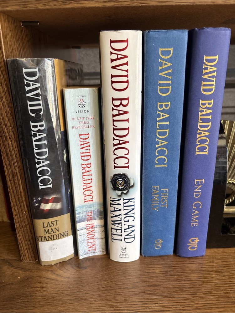 David Baldacci Hardcover Book Lot (5 Books) King and Maxwell First Family
