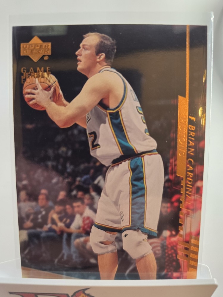 2000-01 Upper Deck Game Jersey Edition Brian Cardinal #285 (RC) Detroit Pistons