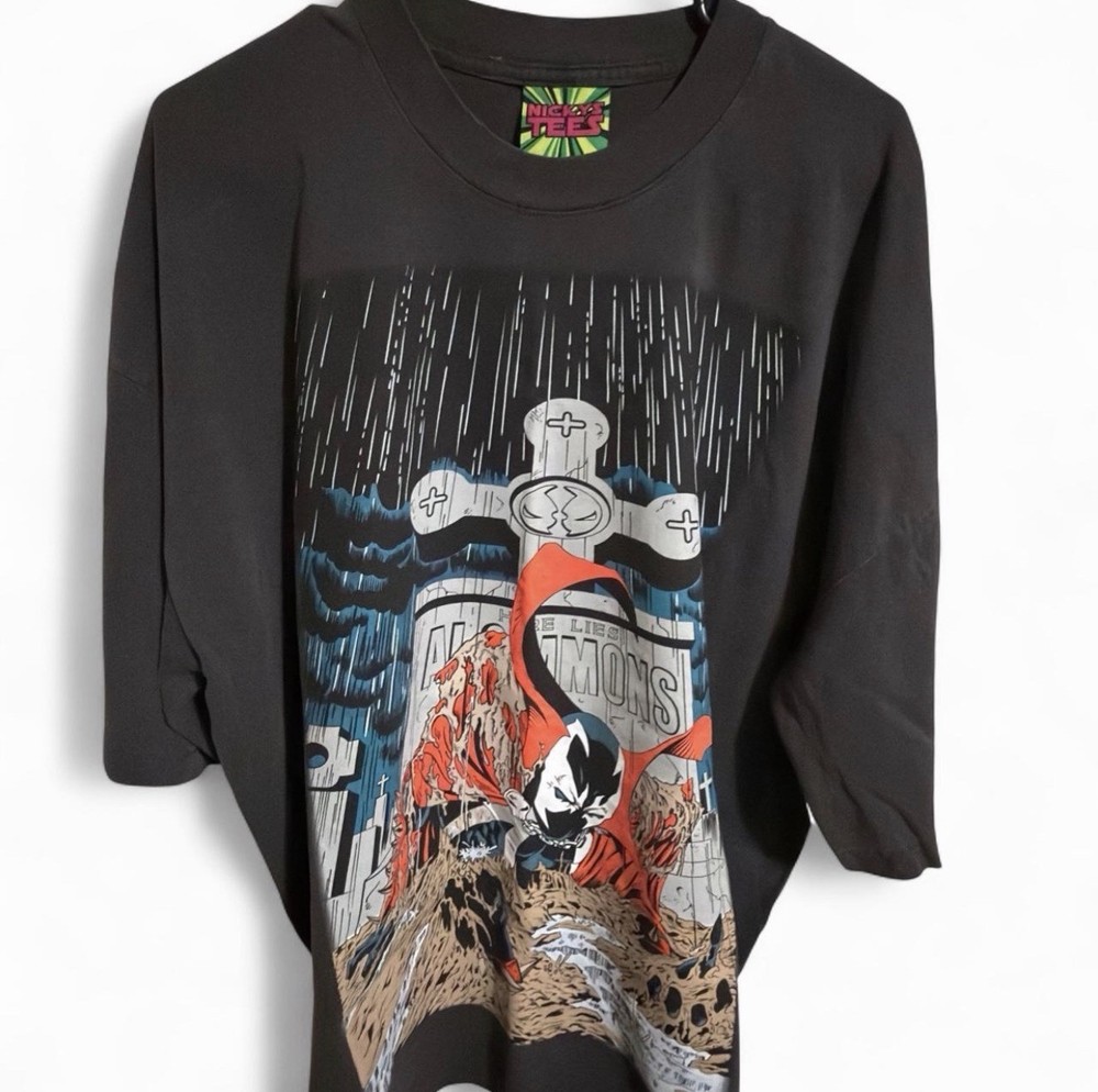 Spawn T-Shirt XXL BOOT 90s INSPIRED Comic Images McFarlane