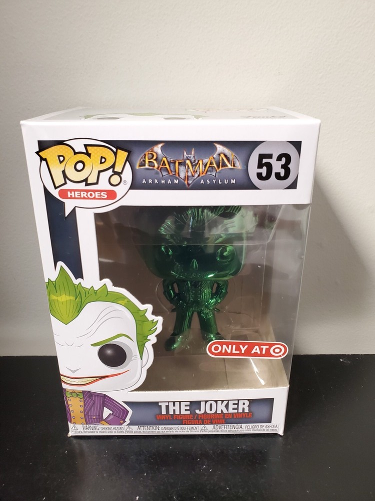 Funko Pop!: The Joker*Green Chrome* #53 (Target Exclusive) *Box Damage*
