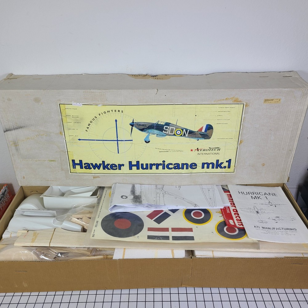 Aerotech Models Balsa Wood RC Hawker Hurricane Mk.1  57