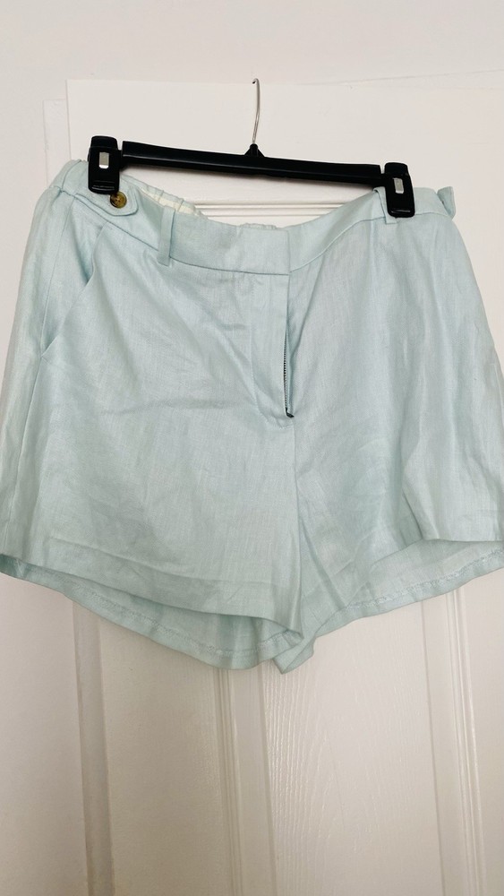 J.CREW Women's Light Blue Linen Shorts size 6